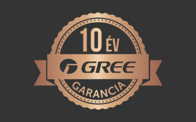 10 év garancia a Gree klímákra